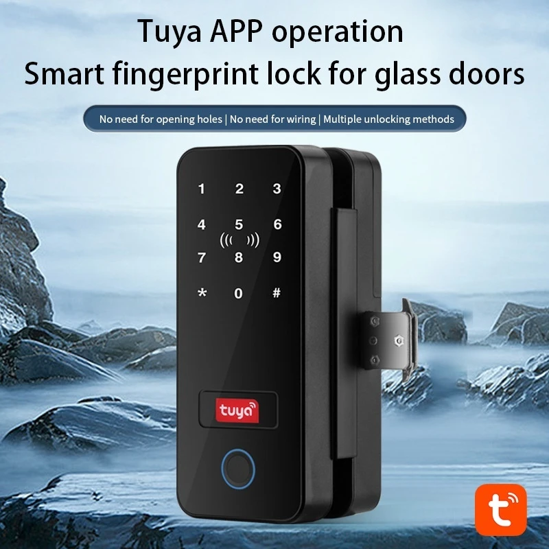 IHOMEY Serrure intelligente DA5 Wifi pour porte en verre